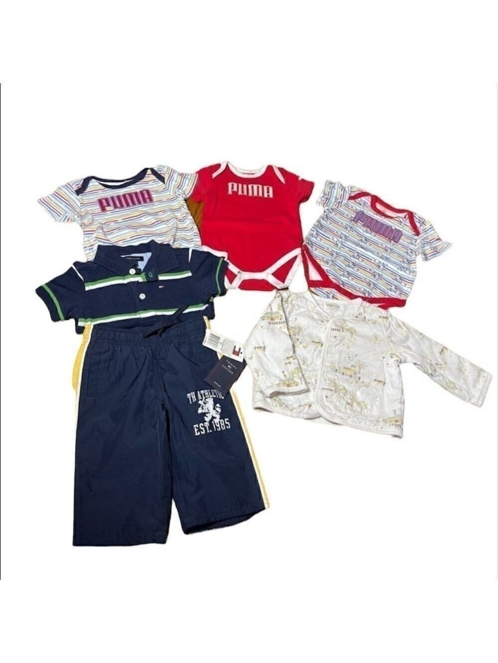 Multiples 𝅺baby boy clothes bundle of 6 pieces Sz 3-6 month